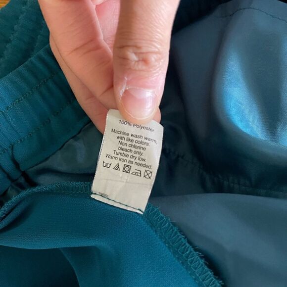 J.Crew Womens Draped Drawstring Elastic Waist Jogger
Pants Sz 2 Teal Blue 03341 - Picture 11 of 11